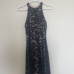 Beautiful Black/Nude Dress